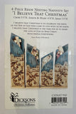 "I Believe That Christmas" 4 Piece Resin Nesting Nativity Set by Dicksons