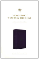 ESV Large Print Personal Size Bible (TruTone, Lavender, Ornament Design)