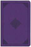 ESV Large Print Personal Size Bible (TruTone, Lavender, Ornament Design)
