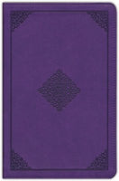 ESV Large Print Personal Size Bible (TruTone, Lavender, Ornament Design)