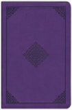 ESV Large Print Personal Size Bible (TruTone, Lavender, Ornament Design)