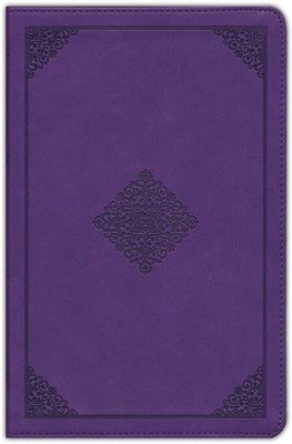 ESV Large Print Personal Size Bible (TruTone, Lavender, Ornament Design)