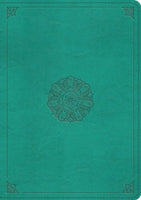 ESV Study Bible (TruTone, Turquoise, Emblem Design)