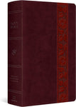 ESV Large Print Personal Size Bible; Trellis TruTone, Mahogany