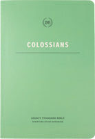 LSB Scripture Study Notebook: Colossians
