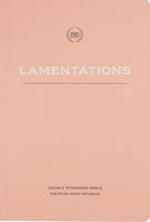 LSB Scripture Study Notebook: Lamentations