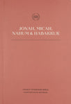 LSB Scripture Study Notebook: Jonah, Micah, Nahum & Habakkuk