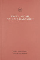 LSB Scripture Study Notebook: Jonah, Micah, Nahum & Habakkuk