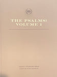 LSB Scripture Study Notebook: The Psalms (Volume 1)