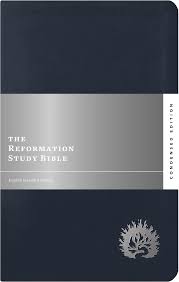 ESV Reformation Study Bible: Condensed Edition - Navy Leatherlike