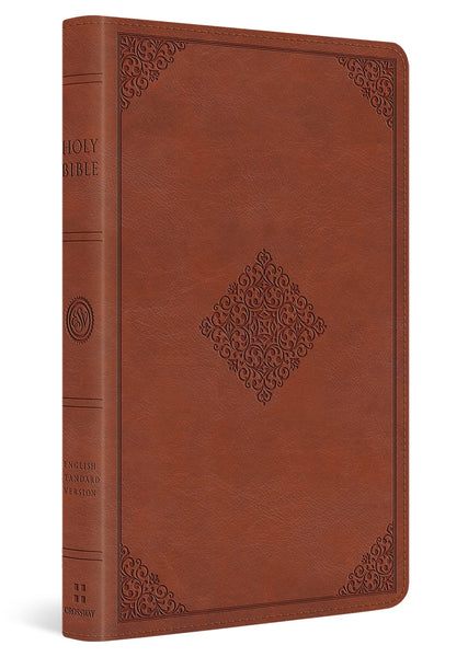 ESV Thinline Bible (TruTone, Terracotta, Ornament Design)