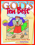"God's Ten Best: The Ten Commandments Coloring Book' by Shirley Dobson