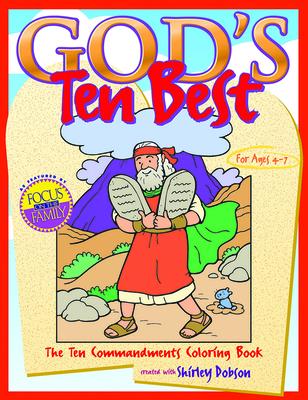 "God's Ten Best: The Ten Commandments Coloring Book' by Shirley Dobson