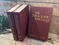 "The Theocratic Kingdom (vol. 1 - 3)" by George N.H. Peters // reprints