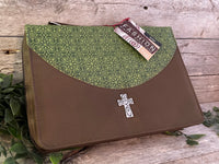 Bible Cover: Green Texture (Large)