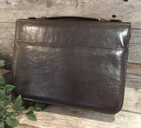 Bible Cover: Medium Brown LuxLeather