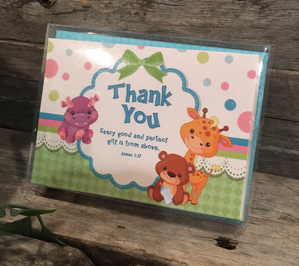 Thank You Cards: Baby Animals