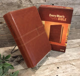 Every Man's Bible: A Bible for Every Battle Every Man Faces; Deluxe Journeyman Edition (NIV)