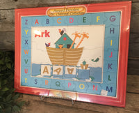 Noah's Ark alphabet board puzzle // Award Puzzles