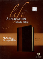 HCSB Life Application Study Bible (TuTone, Brown/Tan, Leatherlike)